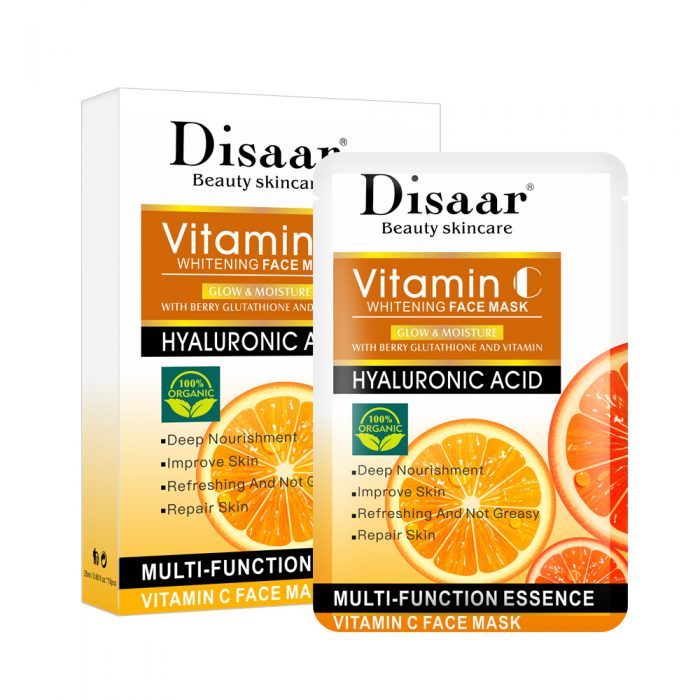 Disaar Hyaluron gezichtsmasker met Vitamine C - 10 stuks