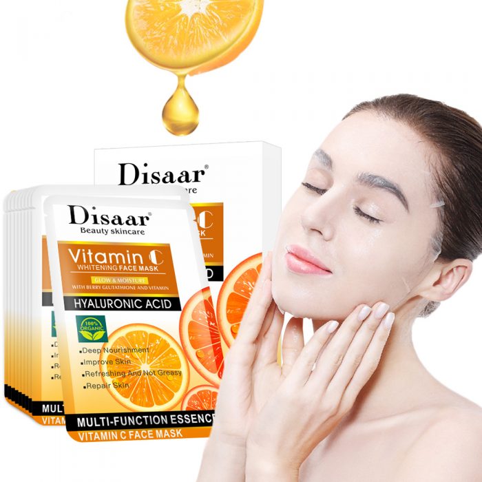 Disaar Hyaluron gezichtsmasker met Vitamine C - 10 stuks