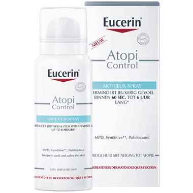 Eucerin AtopiControl Anti-Jeuk-Spray directe en langdurige vermindering van jeukerig gevoel