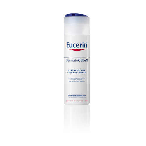 Eucerin DermatoCLEAN milde reinigingsmelk verwijdert onzuiverheden en make-up_200ml