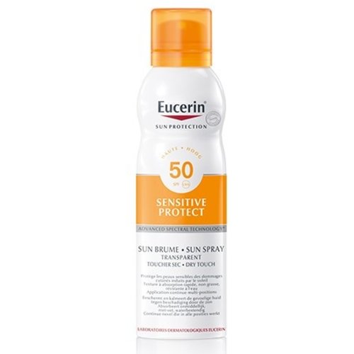 Eucerin Sun Sensitive Protect Spray Transparant SPF 50 transparante zonbeschermingspray voor de gevoelige huid_200ml