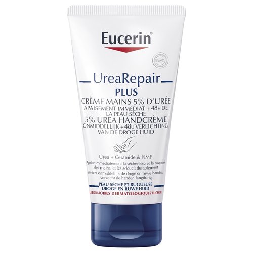 Eucerin UreaRepair PLUS Handcrème 5% Urea herstellende verzorging voor de droge tot extreem droge handen