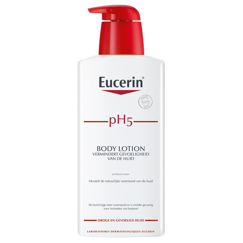 Eucerin pH5 Body Lotion voor de gevoelige en schrale huid die 24 uur lang hydratatie biedt