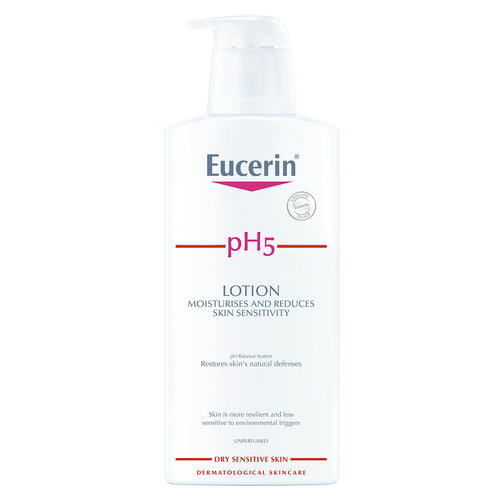 Eucerin pH5 Parfumvrije Body Lotion voor de gevoelige en schrale huid die 24 uur lang hydratatie biedt_400ml