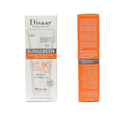 Disaar SPF90 Zonnebrandcrème met factor 90 voor de gevoelige huid