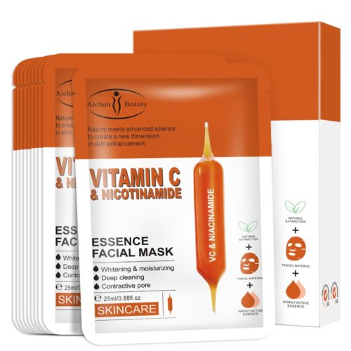 Gezichtsmasker met Vitamine C en Nicotinamide B3