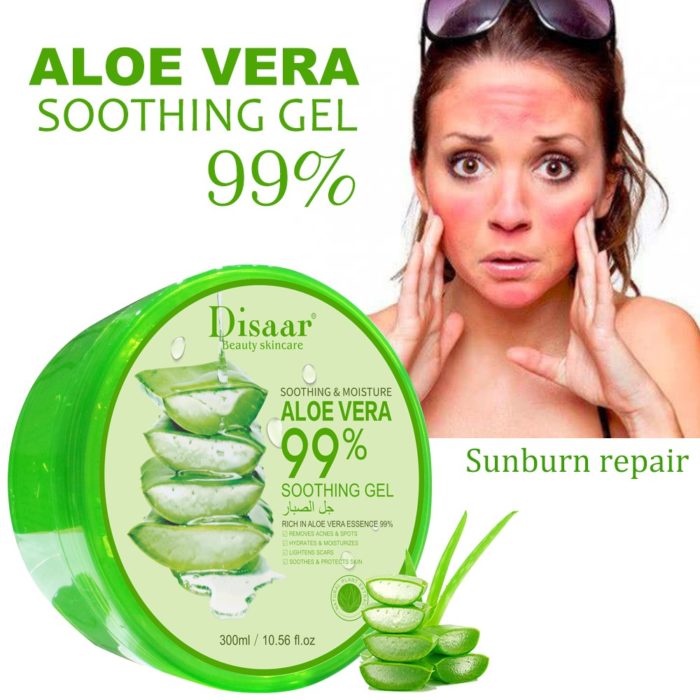 Aloë Vera 99% hydraterende, kalmerende en verzorgende gel - herstel verbrande huid door zon