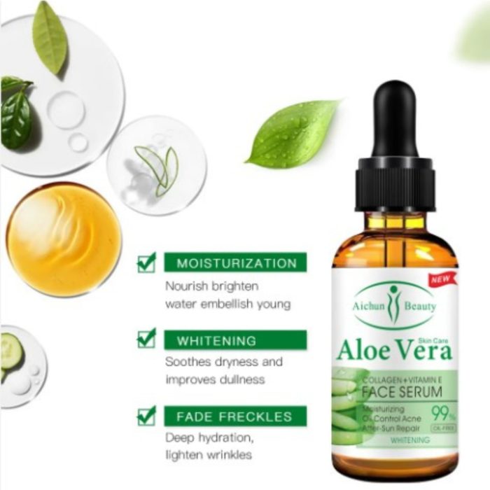 Aloe vera serum met vitamine E en collageen