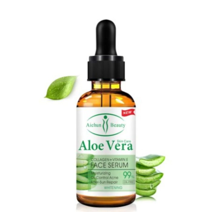 Aloe vera bleek serum met vitamine E en collageen - Afbeelding 3