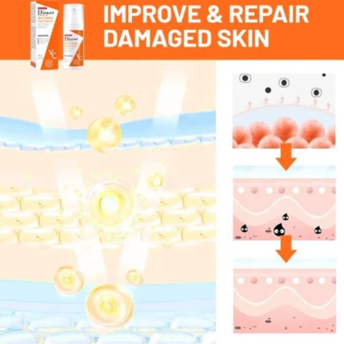 Nicotinamide en vitamine C gezichtsserum - Afbeelding 4