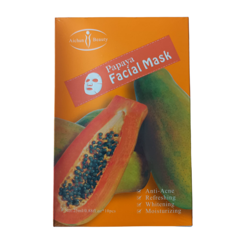 Gezichtsmasker Papaya– set 10 stuks