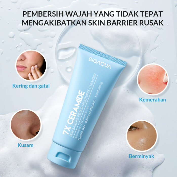 7X Ceramide huidbarrièrereparatie Hydraterende reiniger 100 g - Afbeelding 2