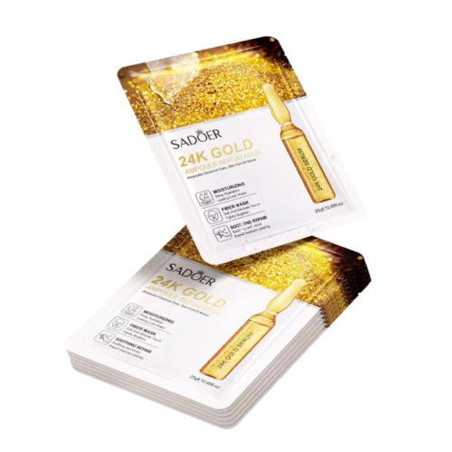 Gezichtsmasker SADOER 24k Goud serum ampul stuk